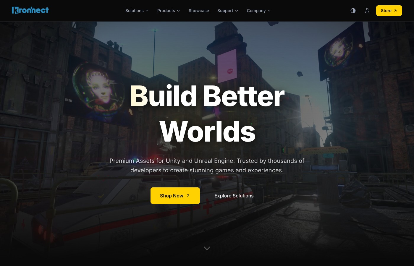 The new Kronnect website homepage