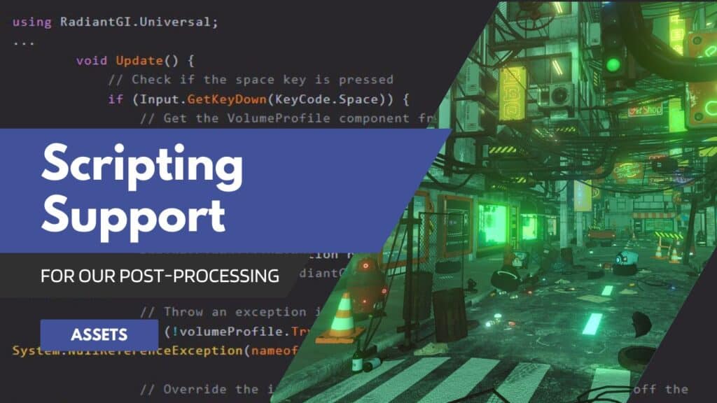 C# code controlling post-processing effects in Unity URP