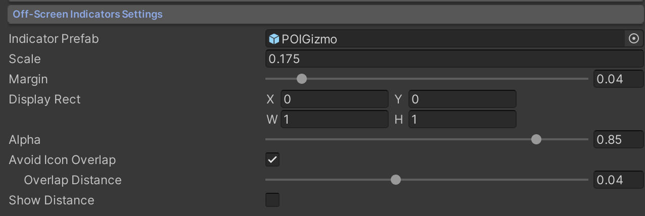 Off-Screen Indicators Inspector