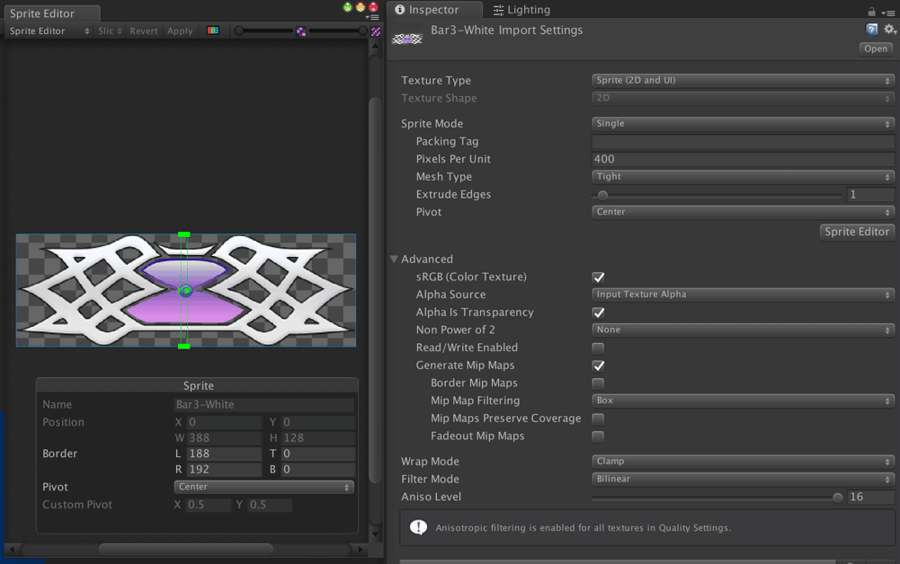 Sprite Editor 9-slice