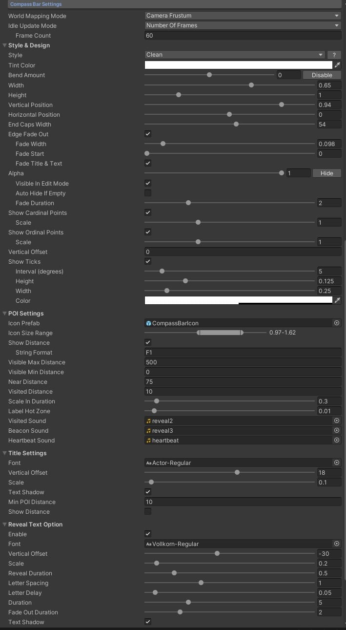 Compass Bar Inspector