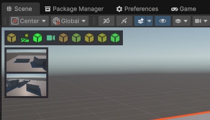 Scene Pilot Pro Favorites Strip and Mini Viewports