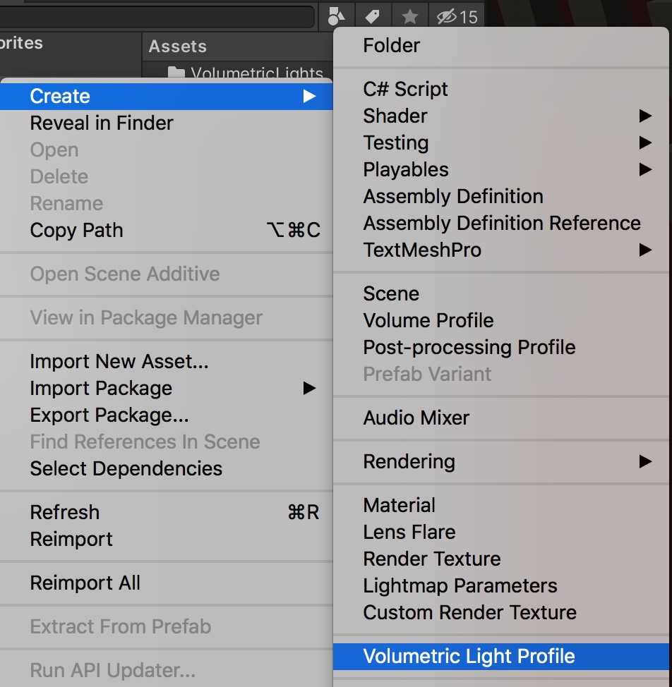 Creating a Volumetric Light Profile