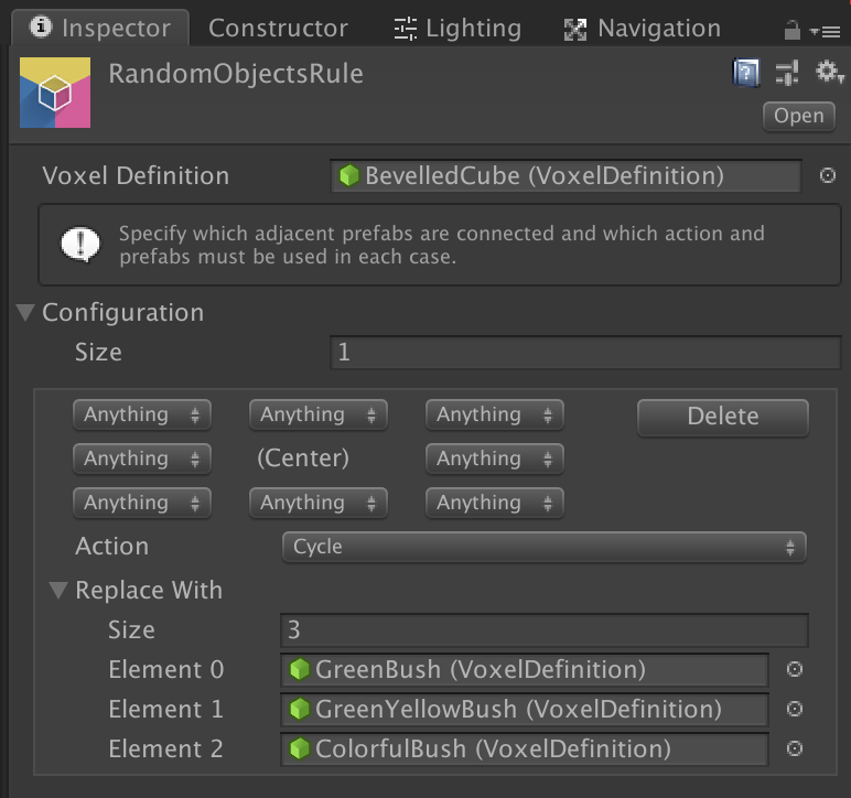 Voxel play connected voxels 1