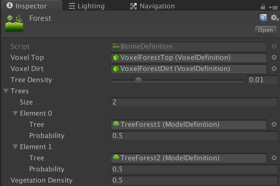 Voxel play model definitions 1
