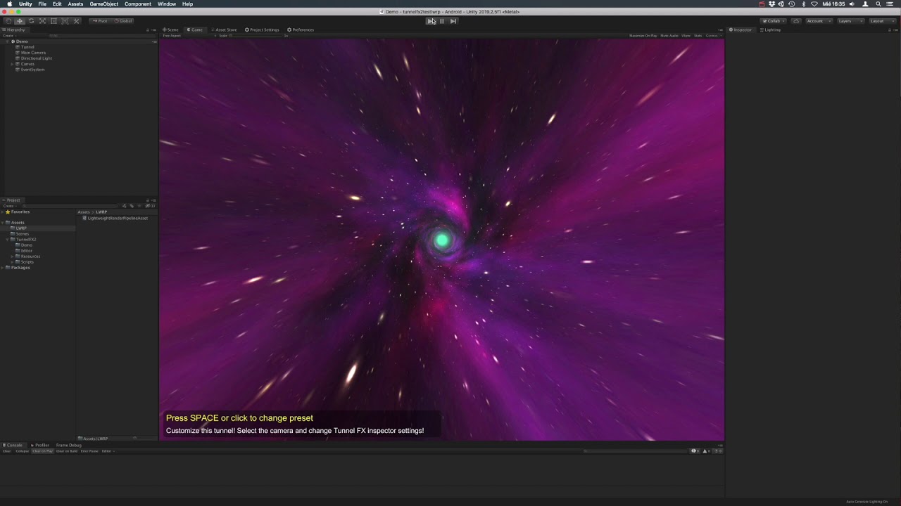 Tunnel FX 2 video