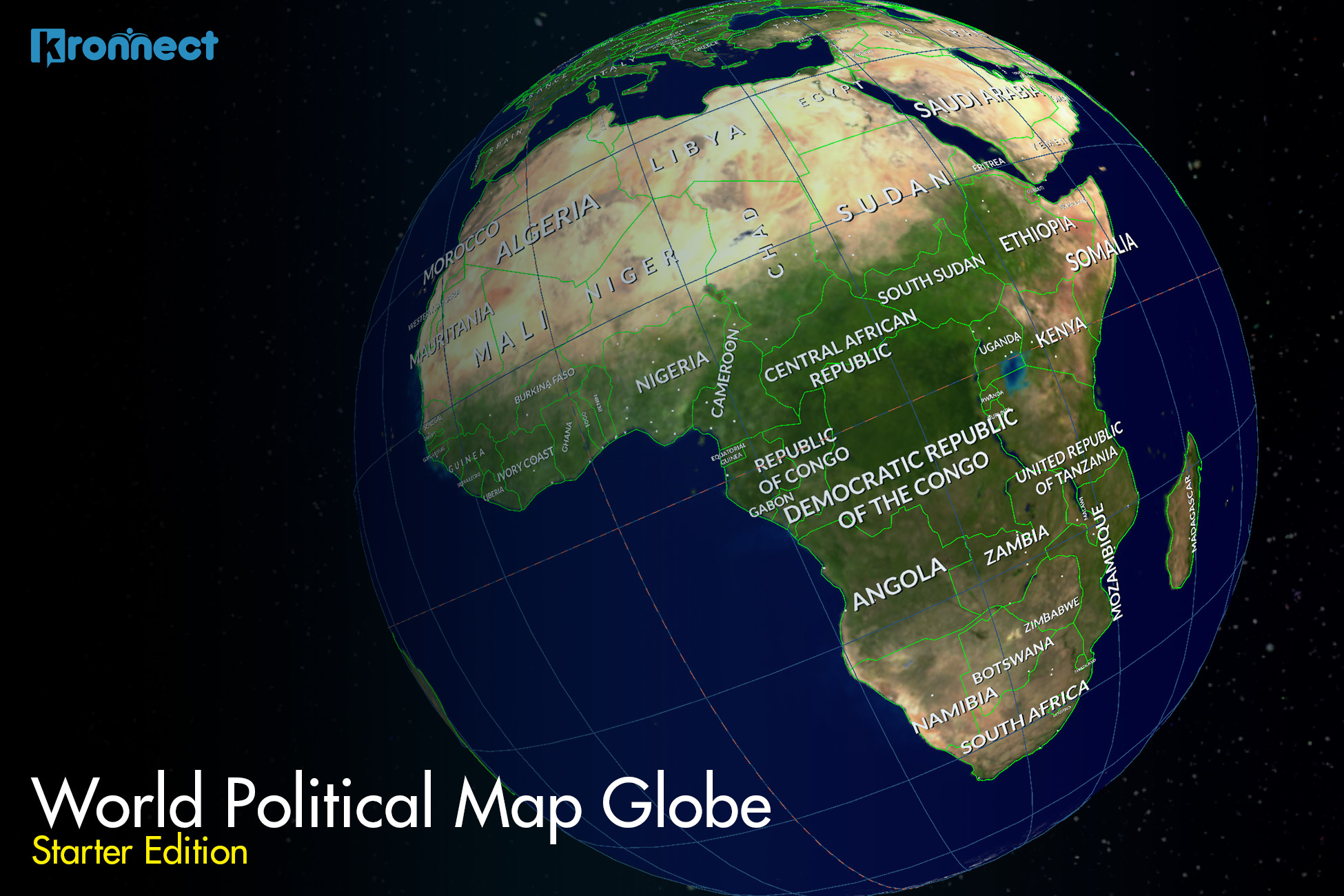 World Map Globe Starter Edition